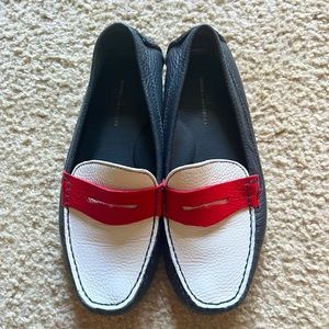 Brooks Brother Red, White, and Blue loafers